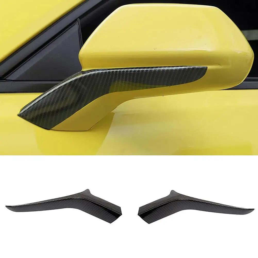 

1 Pair Rearview Side Mirrors Decoration Trim Strip Cover Accessories Compatible For Chevrolet Camaro 2017+