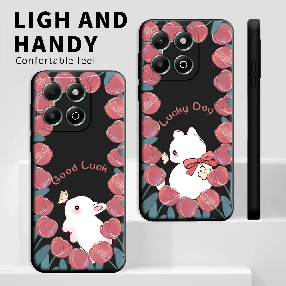 Cute Shockproof Silicone Soft Phone Case with Animal Back Cover - New Fashion Design