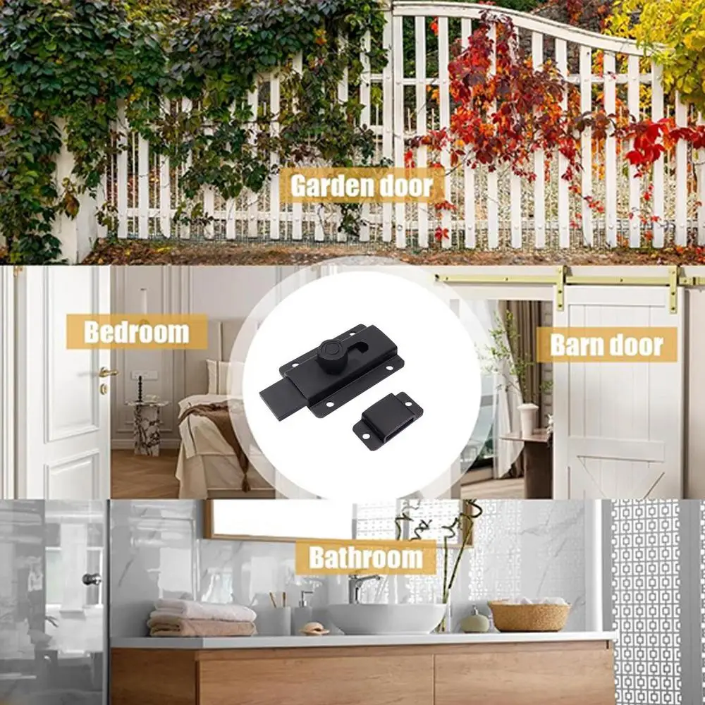 Description Picture 5 of itemSliding Door Latch Thickened Sliding Door Latch Sliding Barn Door Lock Versatile Sliding Door Lock Latch Barn Door Latches For