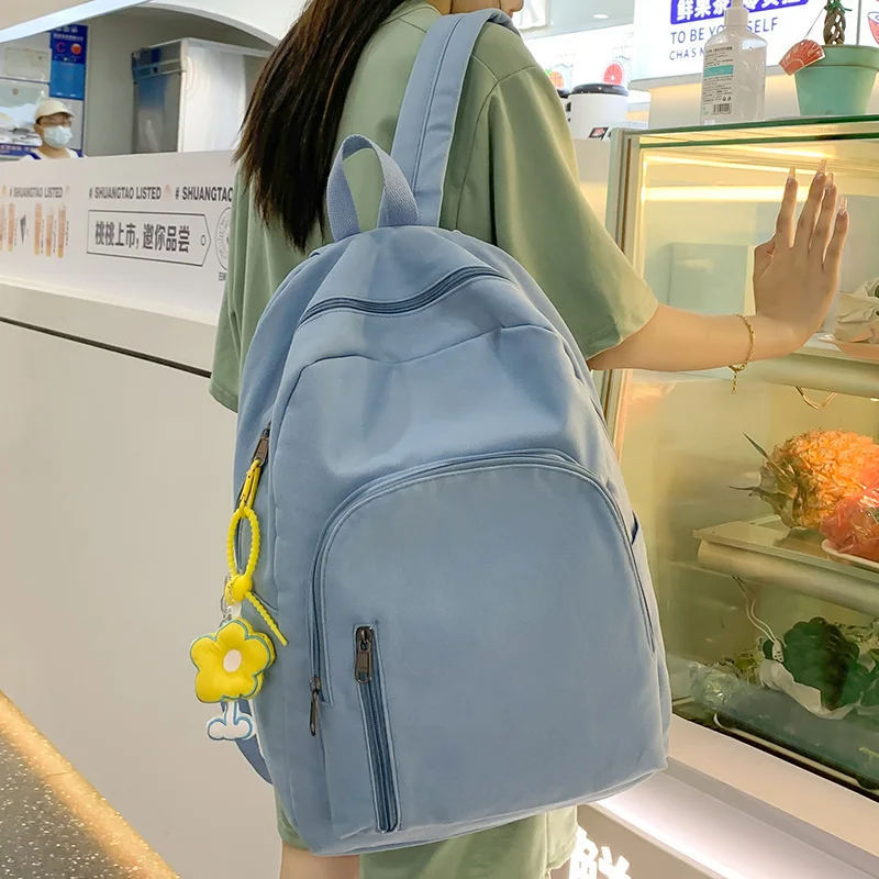 Cool High Capacity Women Waterproof School Bag Girl Travel Book Laptop Backpack Female Student Bag Lady College Backpack Fashion