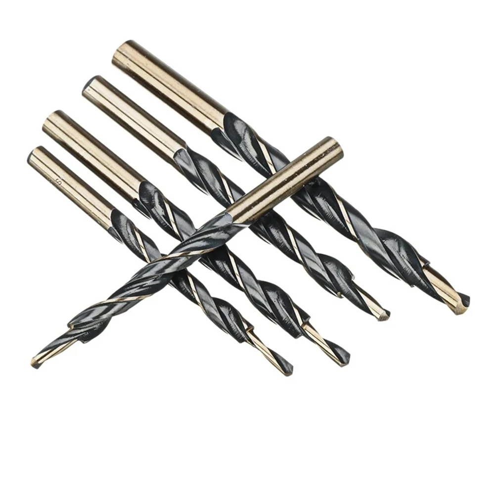 1pc HSS Cobalt Coated Twist Step Drill Bits 8-4/9-5/10-5/10-6/12-8mm Woodworking Tool For Manual Pocket Hole Jig