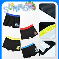 Boys Swim Trunks Toddler Swim Shorts Quick Drying Swimming Boxer Briefs Cute Cartoon Print Children's Swimwear Kids Swimsuit 2
