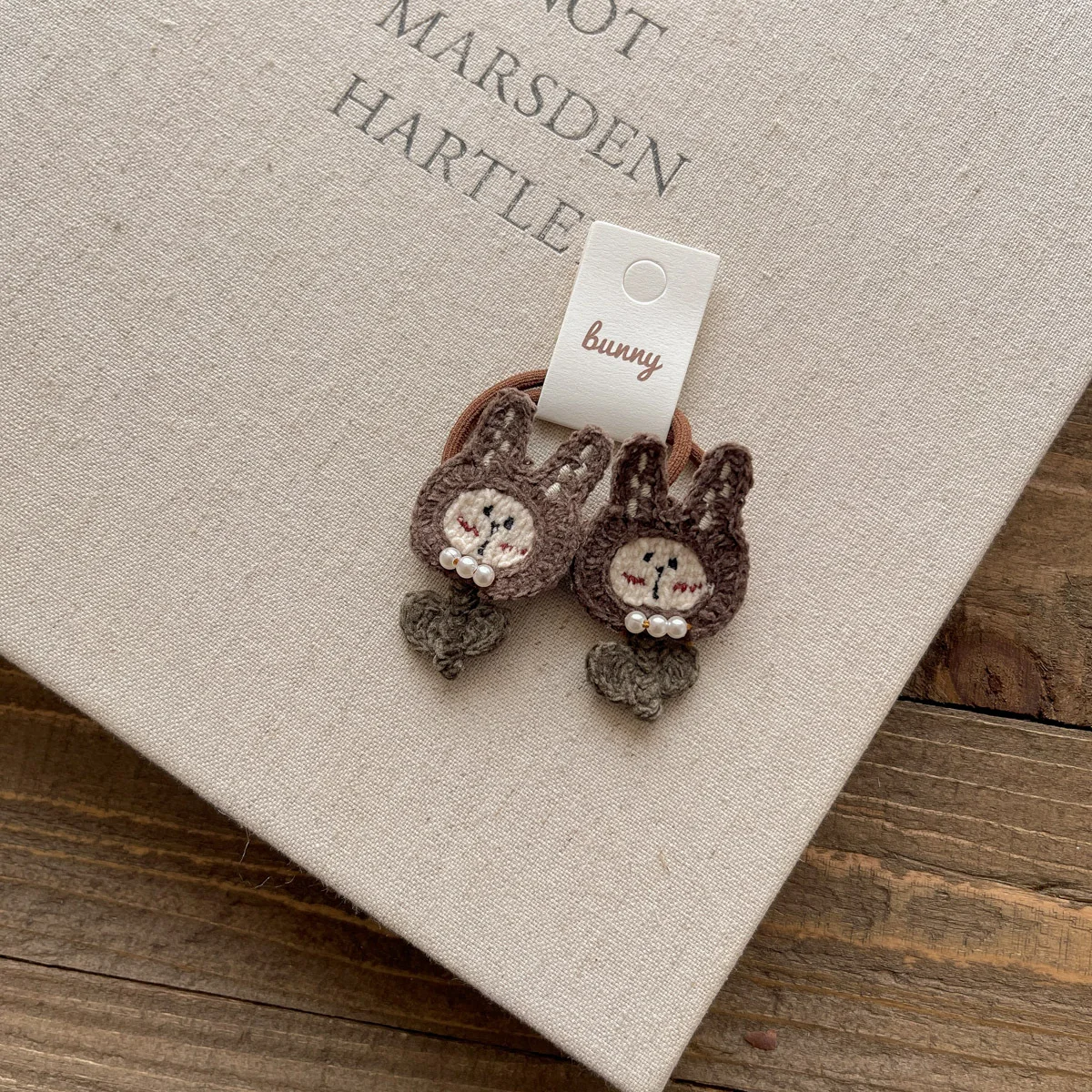 Korean Autumn and Winter Versatile Cute Cartoon Rabbit Children's Scrunchie Hair Accessories New Cute Little Girl Tie Hair Tie