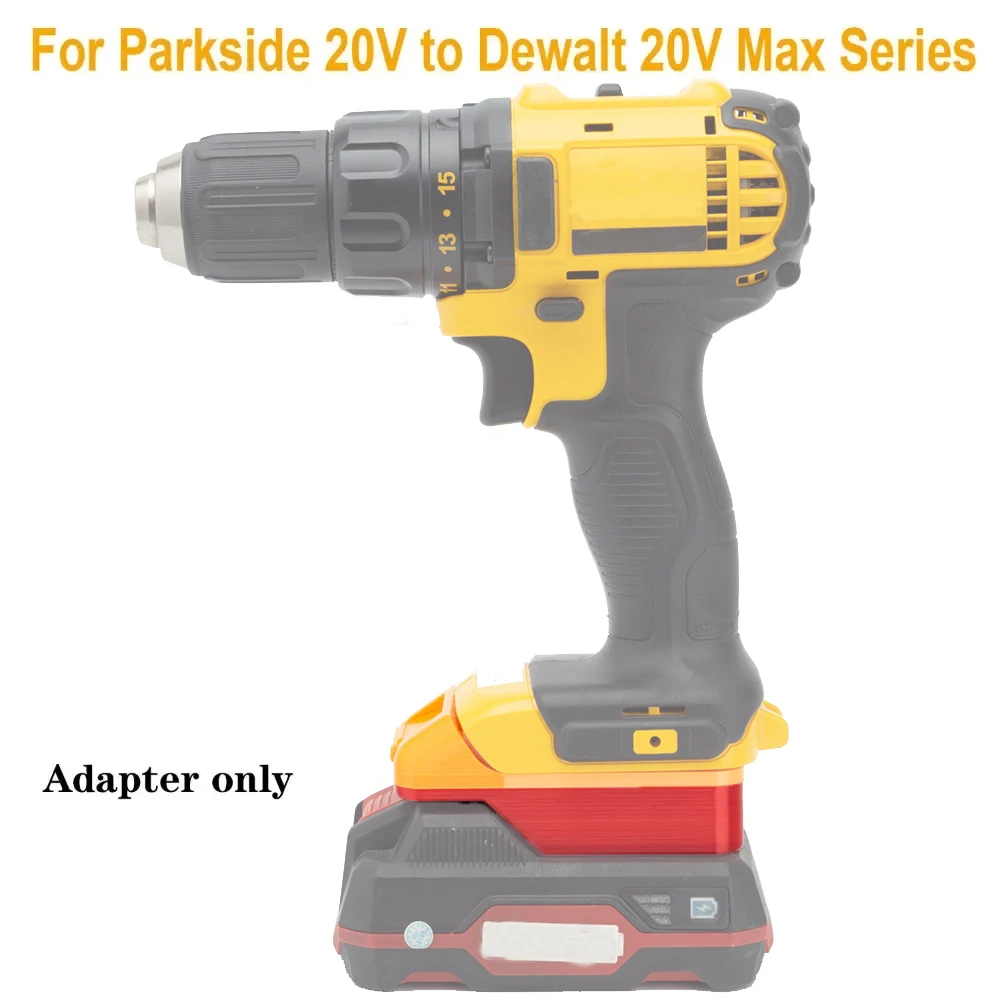 Battery Convert Adapter for Lidl Parkside X20V Li-ion to for Dewalt 20V MAX Cordless Tools  (Not include tools and battery) wp include