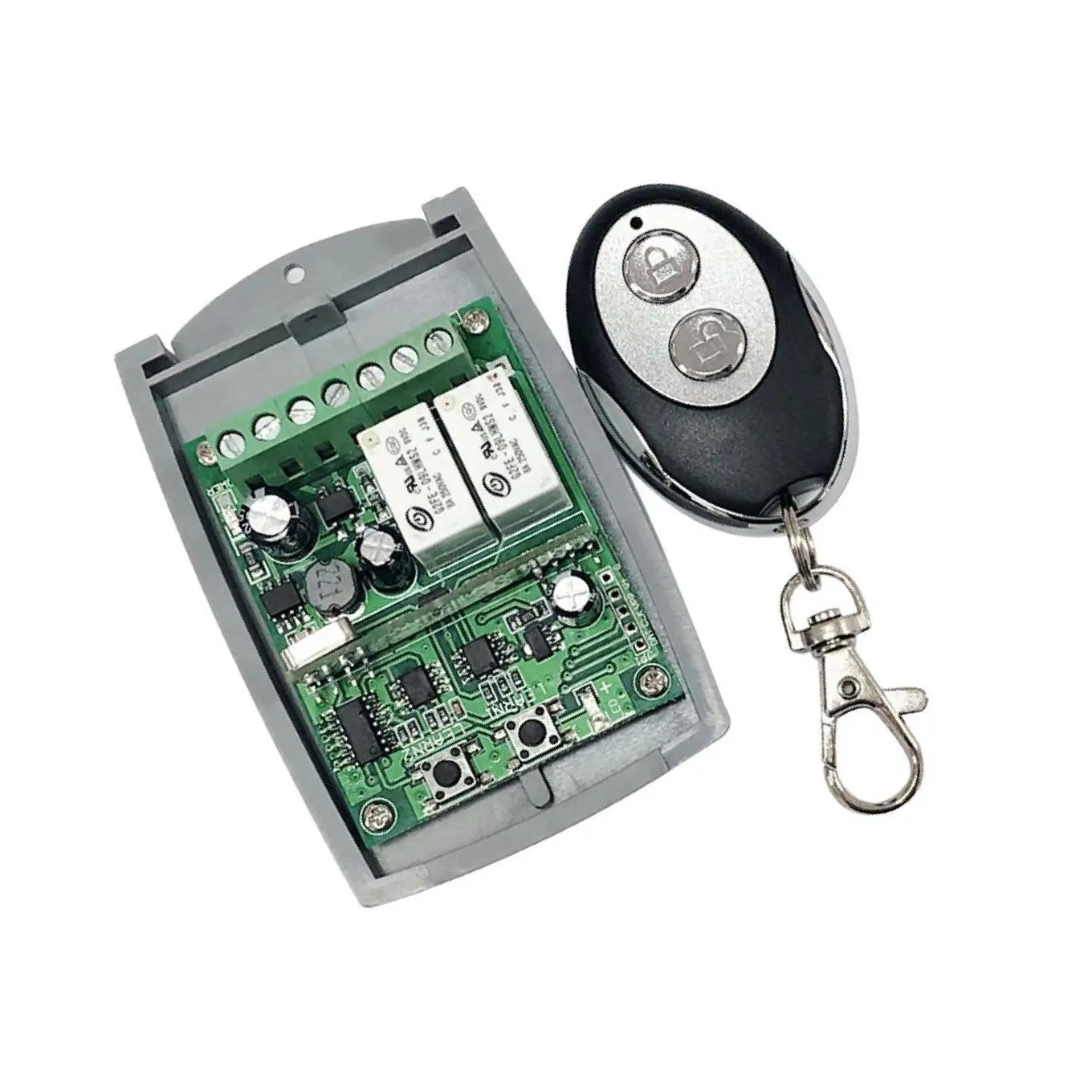 

DC12V-48V Forward and Reverse Switch+Goose Egg Two-key Remote Controller