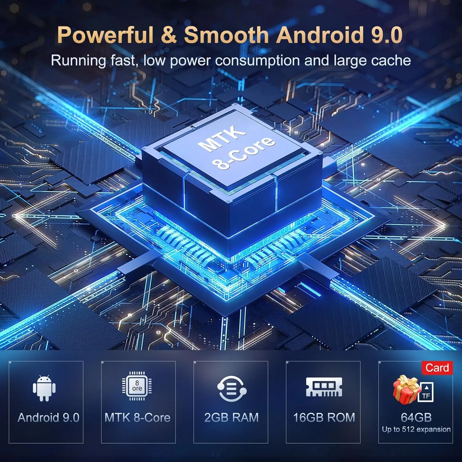 Android MP3 Player with Bluetooth WiFi