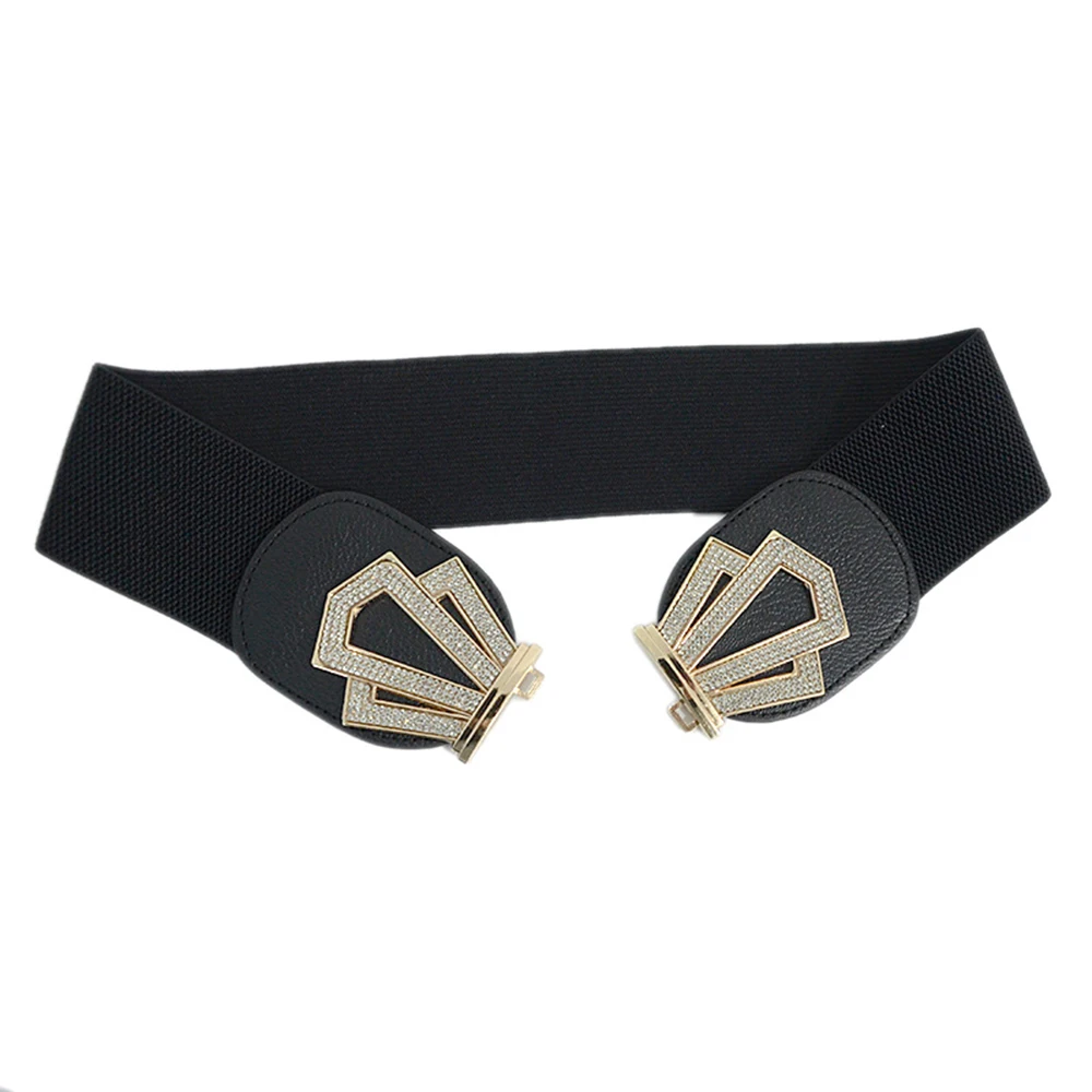 

Decoration Metal Crown Buckle Elastic Elastic Belt Small Waist Seal Water Diamond Adhesive Diamond Waist Seal SCB0258