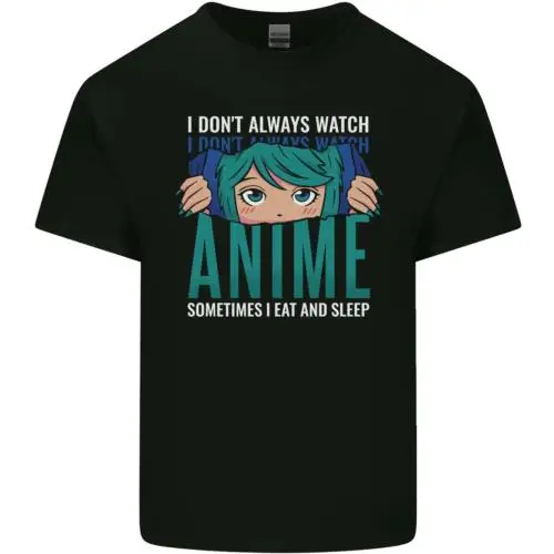 

Забавная Мужская хлопковая футболка I't Always Watch в стиле аниме
