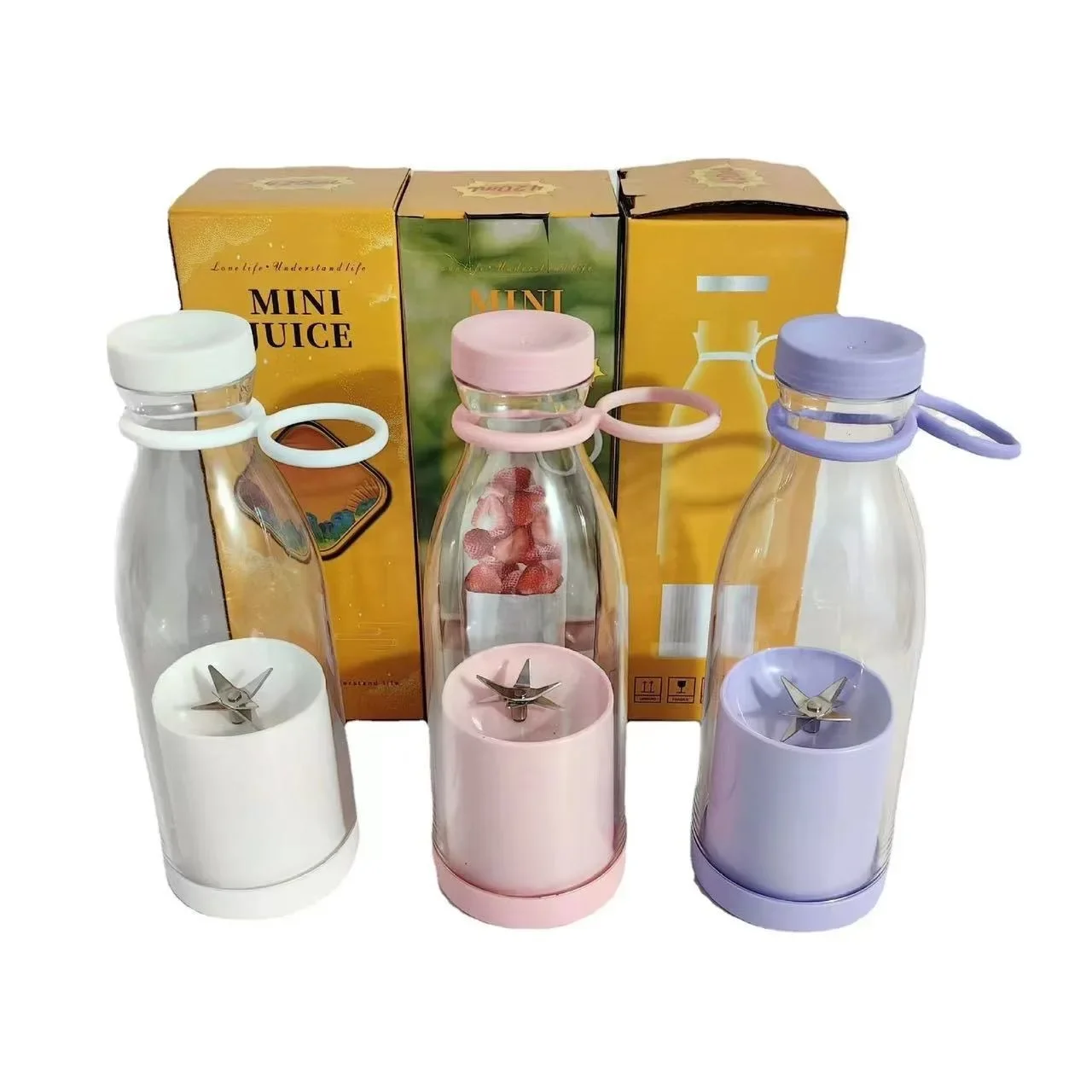 Mini Rechargeable Juicer – Portable Fresh Juice Maker 11 S94d5f0c2376b49f5872d04a139eb22d51