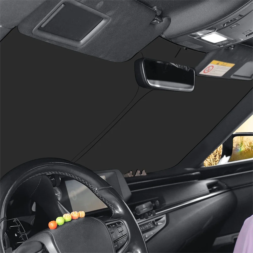 MG Logo Foldable Windshield Sunshade - Heat Insulation Sun Block Cover