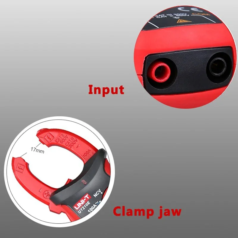 UNI-T UT210D UT210E Clamp Meter Professional AC DC Current Pliers Ammeter True RMS Digital Multimeters Electrical Multi Tester