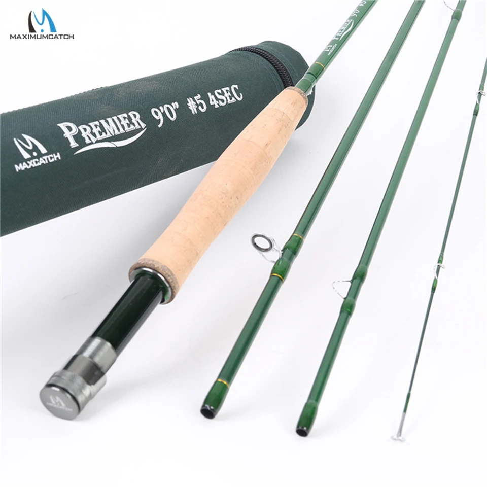 Maxcatch Fly Fishing Combo Kit 3-9WT Fast Action Carbon Fly Rod