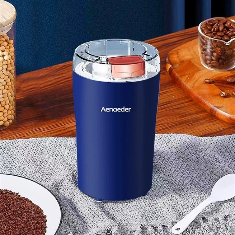 Coffee bean grinder household small portable grain crusher ultrafine  medicinal material electric grinder - AliExpress
