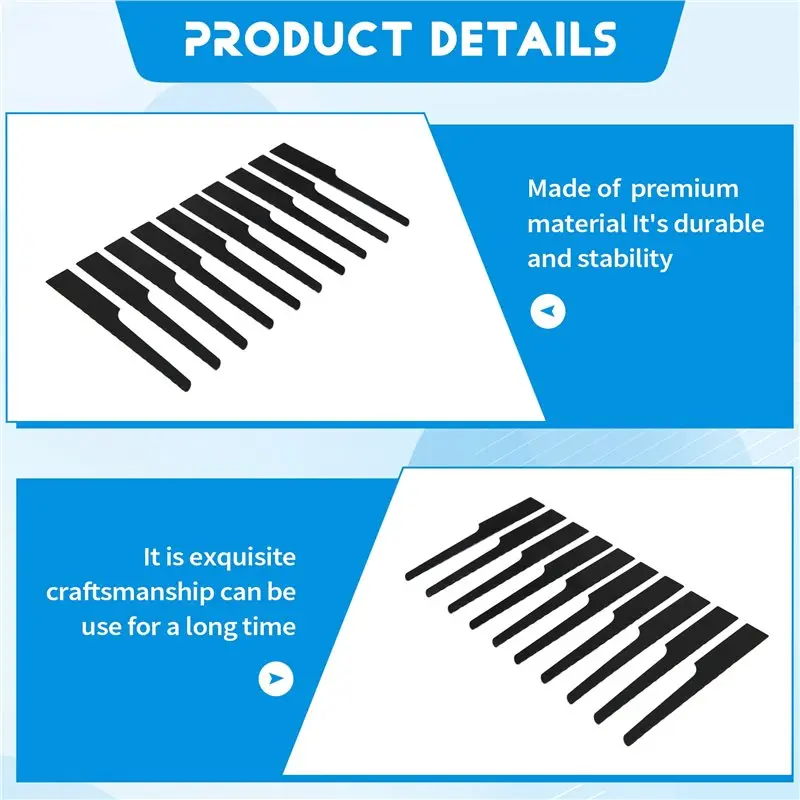 Enhanced Reciprocating Air Saw Blades - 10-Piece Set