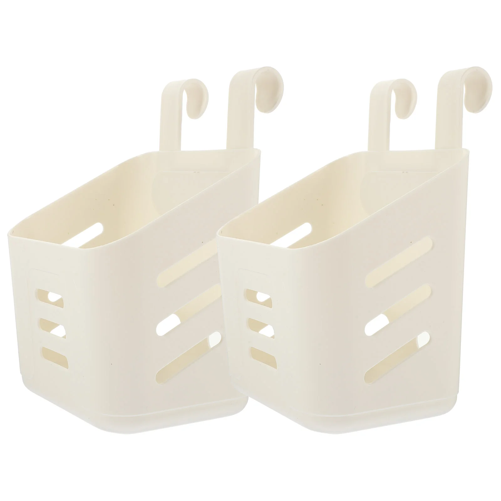 

2pcs Wall-Mounted Hanging Baskets Hanging Wall Basket Bathroom Kitchen Hanging Basket