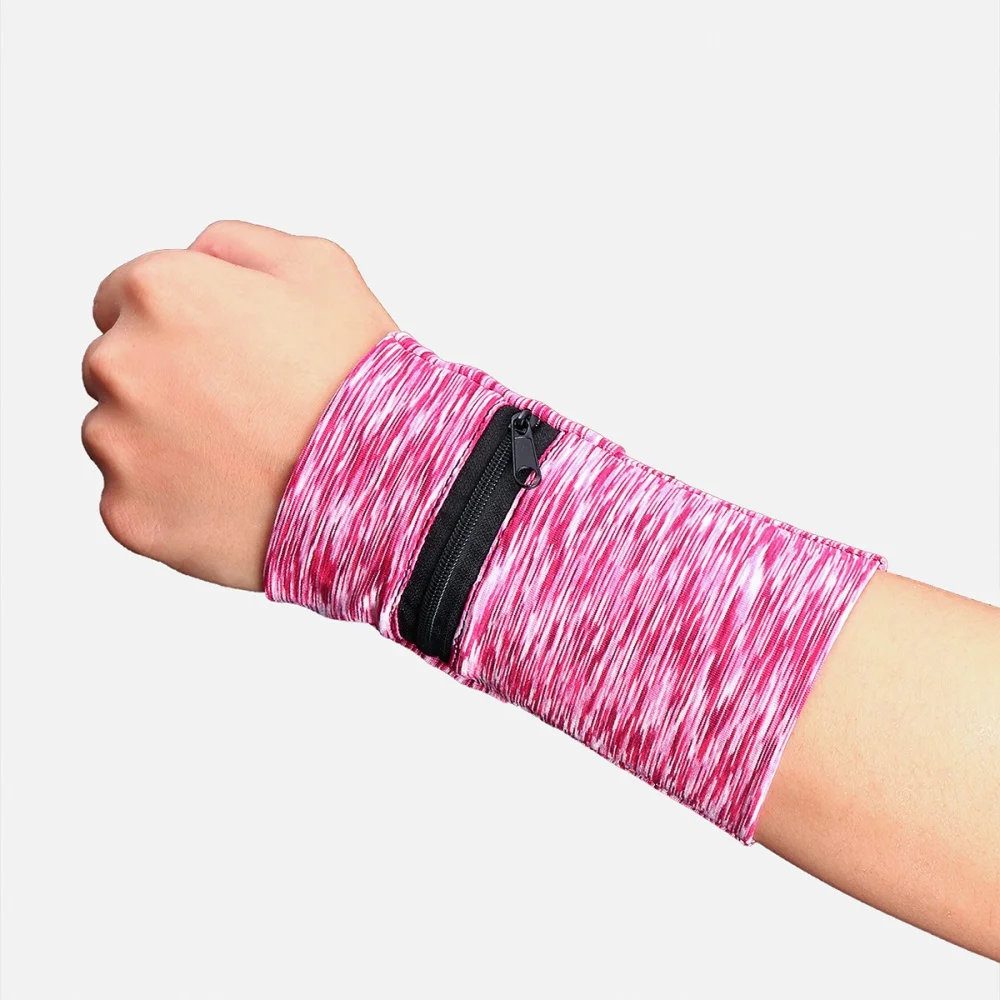 Sport-Handgelenktasche, multifunktionale Handgelenk-Geldbörse, Armband-Armtasche, weiche Handgelenk-Geldbörse zum Radfahren, für Spaziergänge, Radfahren, Joggen – Detail 1