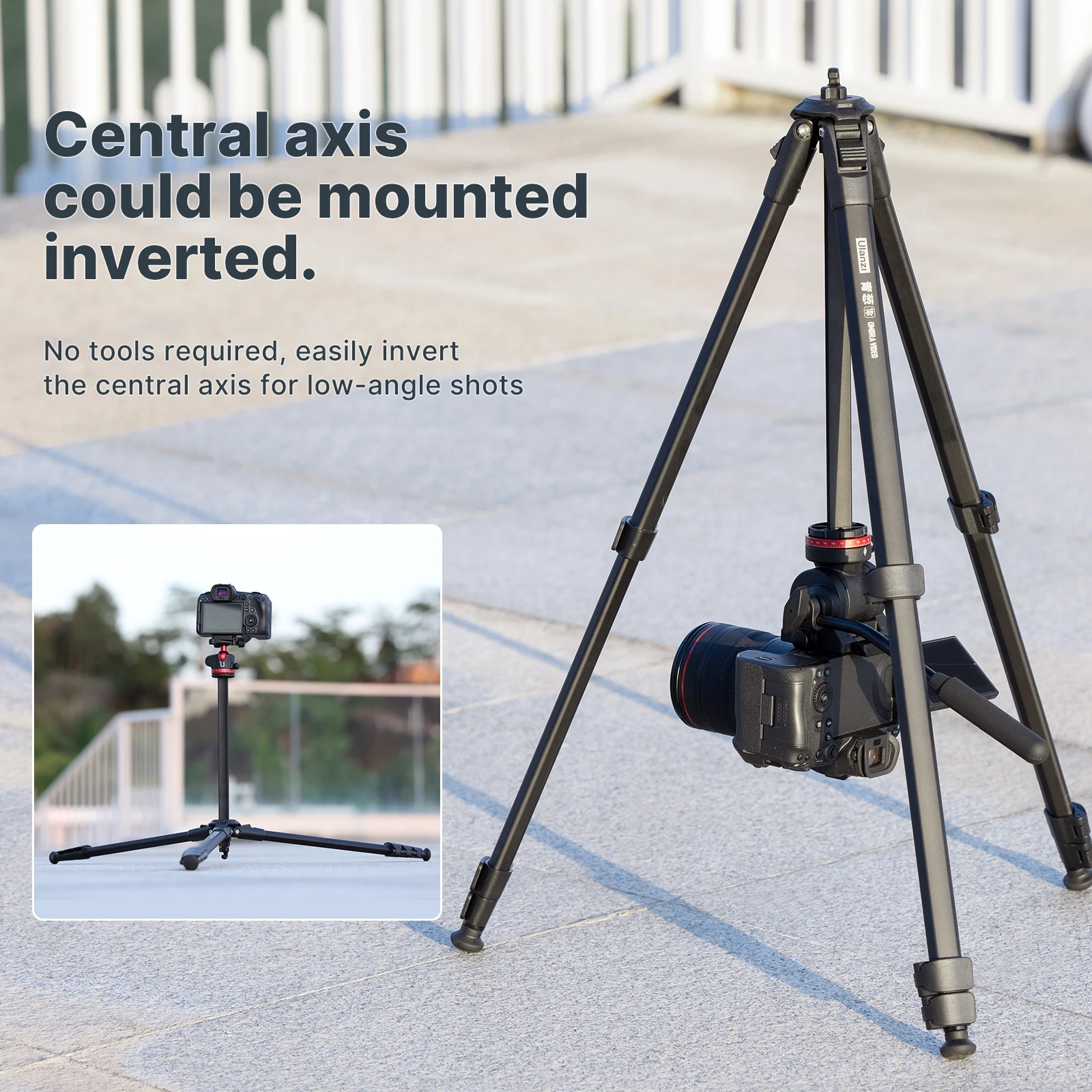 Magnus VT-300 Video Tripod With Fluid Head : Professional Video Tripods