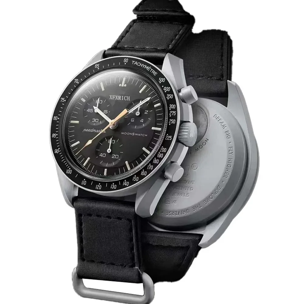 

New 2023 Top AAA Original Brand WristWatch Multifunction Plastic Case Luxury Watches for Mens Chronograph Explore Planet Clocks