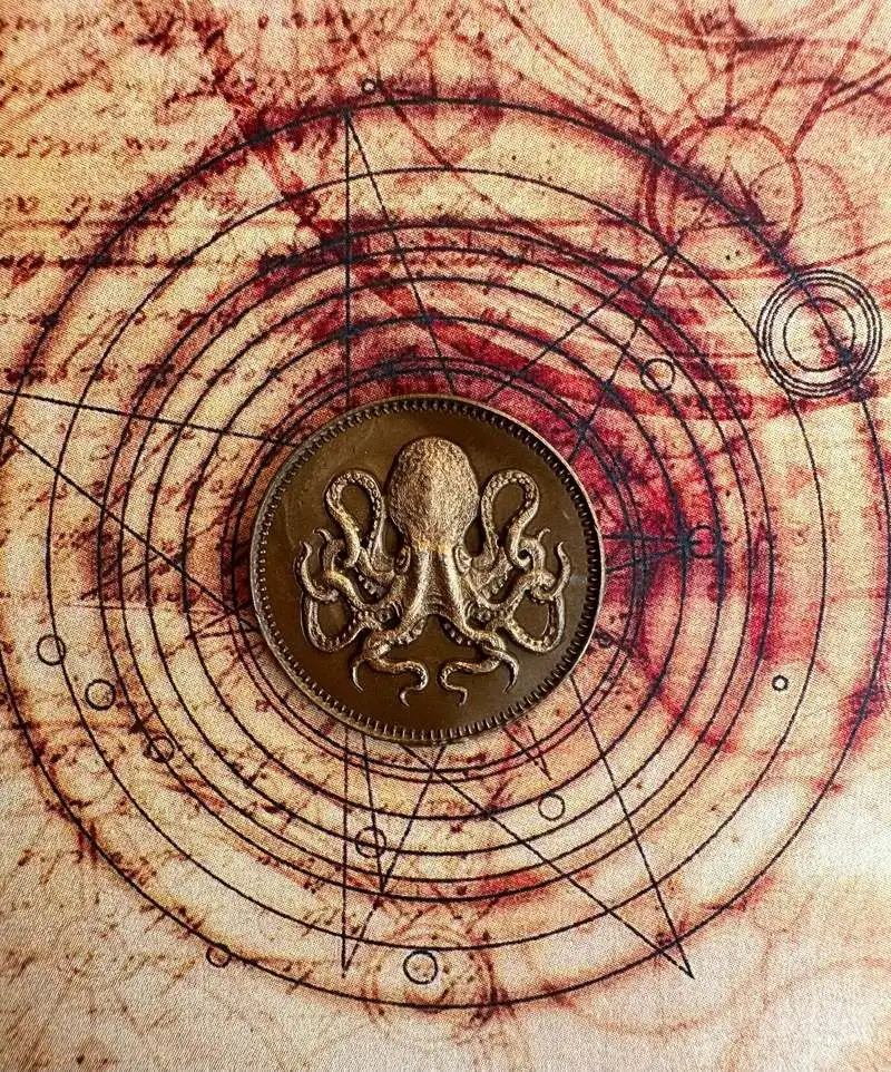 Octopus Fire Seal Stamp Copper Head 3d Relief Wax Seal Stamp Brass Head Envelope Toy Carved Laser Embossing