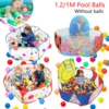 Baby Ball Pool Children's Play Tent Cartoon Ball Pit Portable Folding Outdoor Indoor Ball Pit Toys for Kids Infant Toddler Gift 1