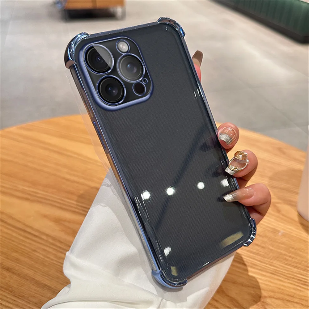 Luxury Plating Shockproof Phone Case with Integrated Holder Stand