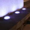 4 Pcs 8LED Solar Power Disk Light Outdoor Garden Solar Underground Light Deck Light Spotlight Buried Solar Led Lamp 3