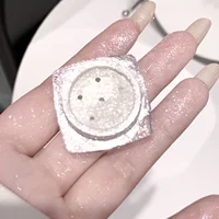 Shimmer Powder White Highlight Pink Glitter Highlighter Sparkling Powder Face Body Makeup Shimmer Eyeshadow Illuminator Cosmetic 2