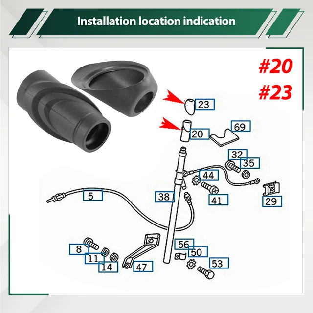 Guarnizione Gomma Antenna Per Mercedes W124, A124, C124 - Ricambio Affidabile - Foto 9
