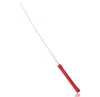60CM Natural Rattan Horse Whip Bull Whip for Horse Training Round PU Leather Handle 5