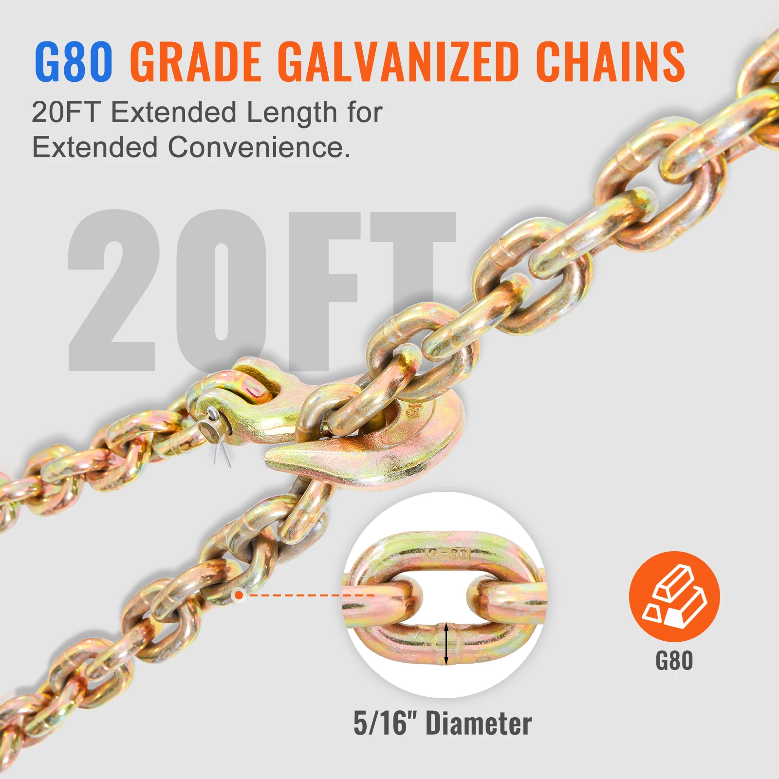 Heavy Duty Ratchet Chain Binder for Flatbed Truck Trailer