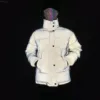 White Reflective Puffer Jacket 1