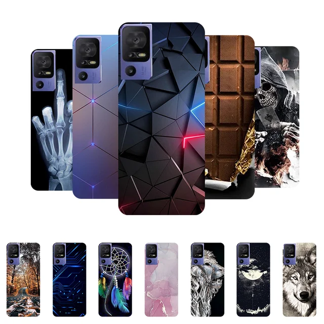 For TCL 40 SE Case TPU Soft Silicone Fashion Phone Case For TCL 40SE Shells  Love Cute Cover Cartoon Funda Protective Coque Para - AliExpress