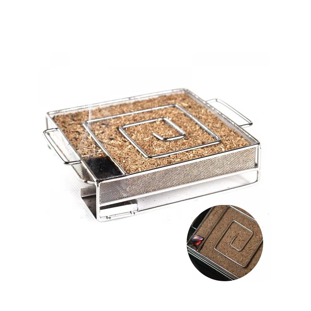 125g/Bag Wood Chip Apple Cherry Oak Hickory BBQ Sawdust Smoker Fumigation Box Bacon Wood Piece Smoked BBQ Grill Tool Accessories