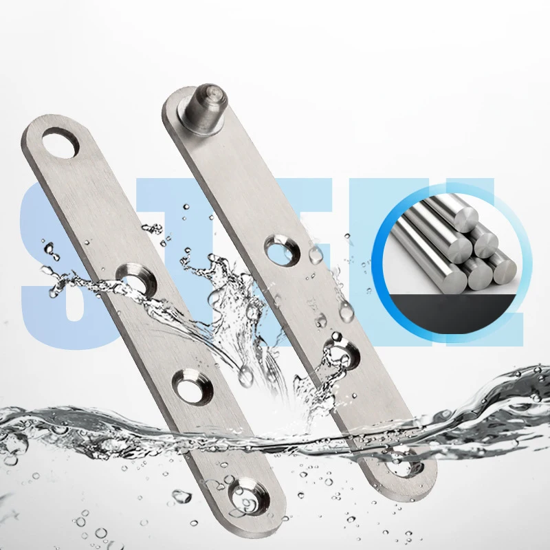 Stainless Steel Doors Hinges 360 Degree Rotating Shaft Concealed Cabinet Hinge