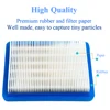 5pcs Lawn Mower Air Filter for Briggs & Stratton 491588 399959 491588S Protect Improves Engine Performance  Lawn Mower Parts 6