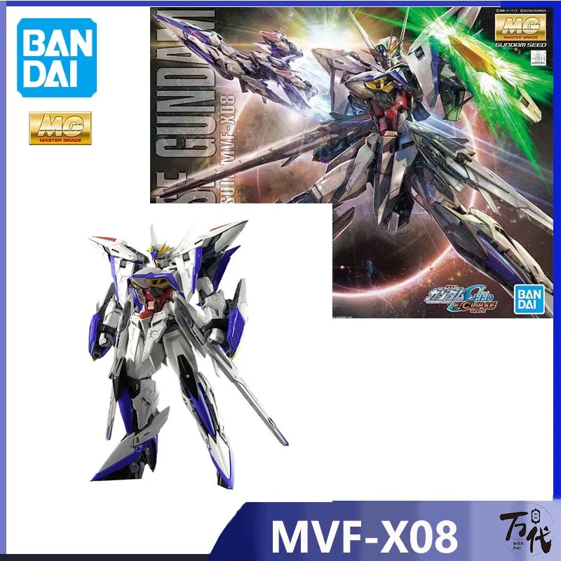 

Bandai MG 1/100 Eclipse Gundam MVF-X08 Gundam Seed, 18 см, оригинальная экшн-модель, игрушка, подарок на день рождения