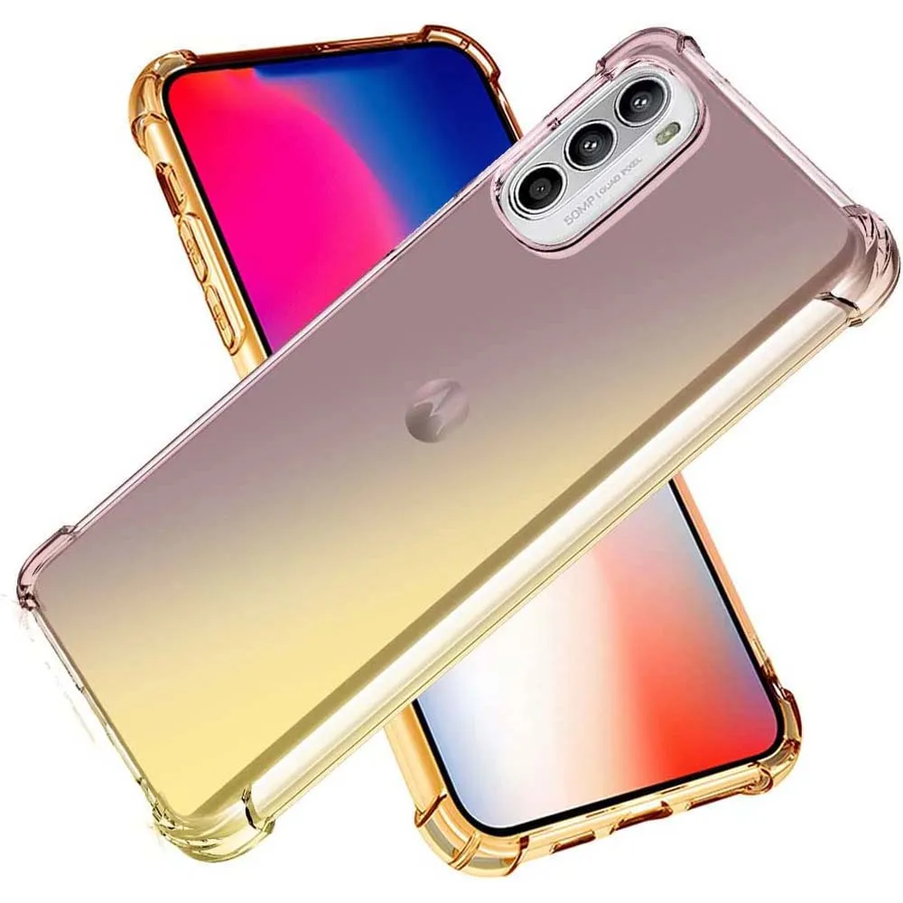 Custodia Per Telefono Per Motorola Moto E32 E32S E22 E22I E7 Power E7 Plus E7 E6I Cover Antiurto In Tpu Flessibile Antigraffio Trasparente Sfumato