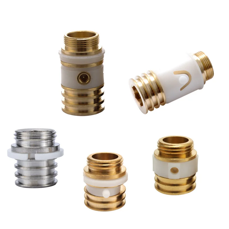 1PCS Kitchen Faucet Outlet Pipe Base Screw Spring Connection Core Tap Connect Joint for Kitchen Bathroom Hardware Accessories