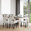 Set of 2 Tufted Dining Chair Upholstered Nailhead Trim Rubber Wooden Leg 4