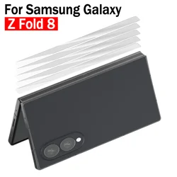 Versatile Middle Hinge TPU Hydrogel Film Anti - Scratch Protector with Soft Border Sticker (4 - 12PCS) - 10PCS (For z fold 8)