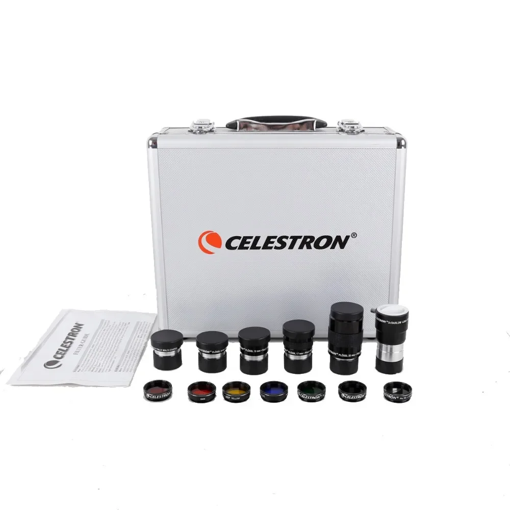 

Комплект аксессуаров для телескопа Celestron 1,25 дюйма, окуляр и фильтр