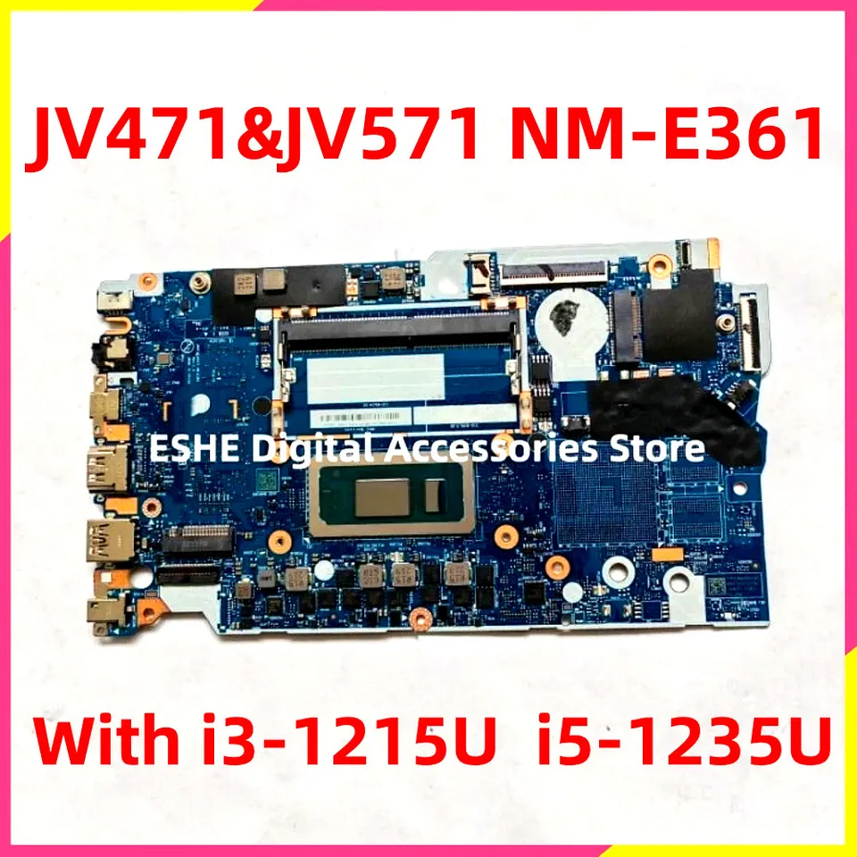Jv471 & jv571 NM-E361 placa-mãe para lenovo 14s portátil placa-mãe
