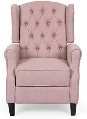 

Fabric Recliner, Light Blush, Dark Brown