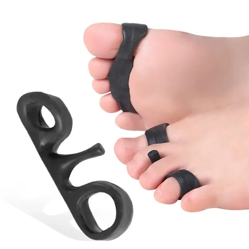 2 Pezzi = 1 Paio Gel Hammer Toe Splitter Corrector Hallux Valgo Protector Pads Cura Dei Piedi Separatori In Silicone Bunion Pain Relief