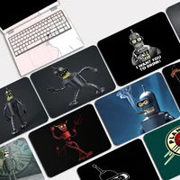 Cartoon Futurama-a B-Bende Small Office Computer Desk Mat Table Keyboard Big Mouse Pad Laptop Cushion Non-slip Deskpad Decor 1