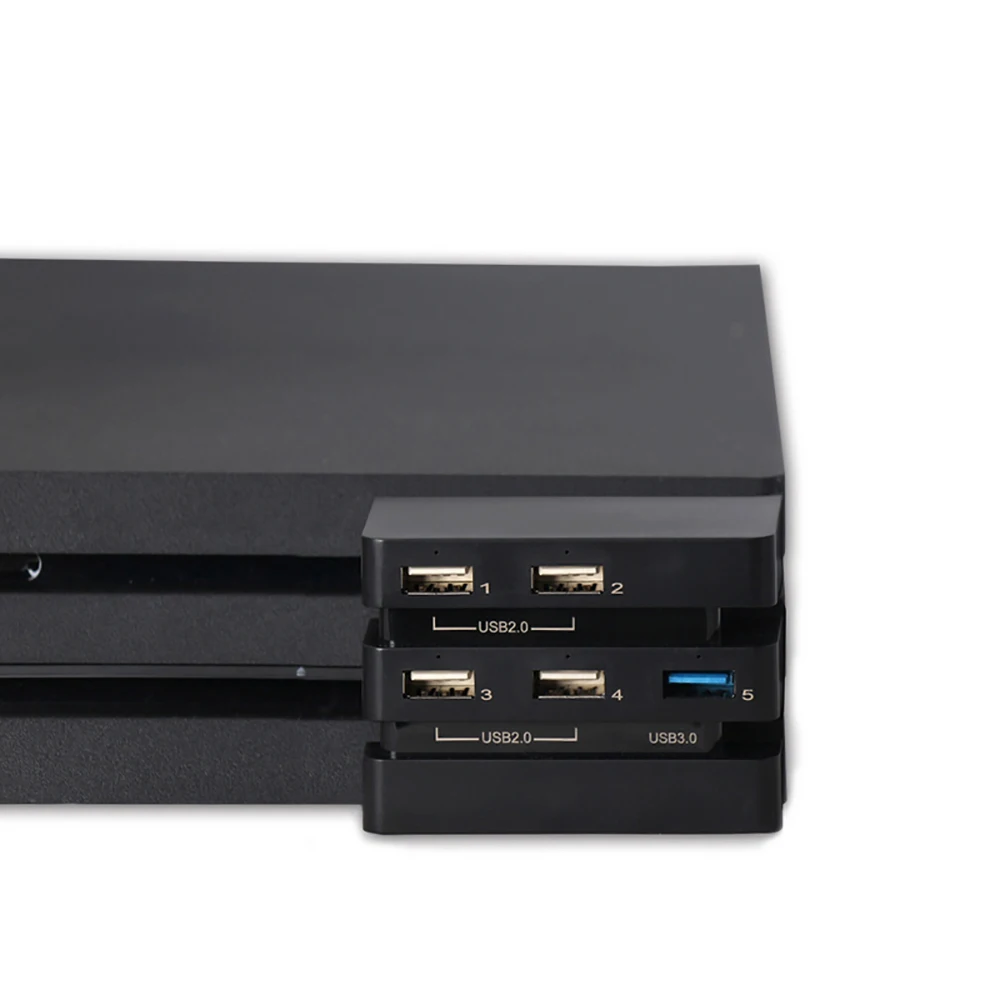 Ostent Usb 2.0 3.0 Hub Extension Host Port Extend Adapter Per Sony Playstation 4 Ps4 Pro Console Usb Splitter