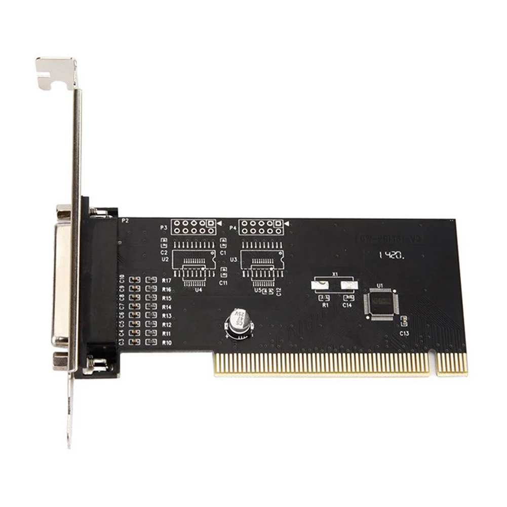 Pci Adapter Card PCI to Parallel LPT 25Pin DB25 Printer Port Controller Expansion Card for Desktop Computer