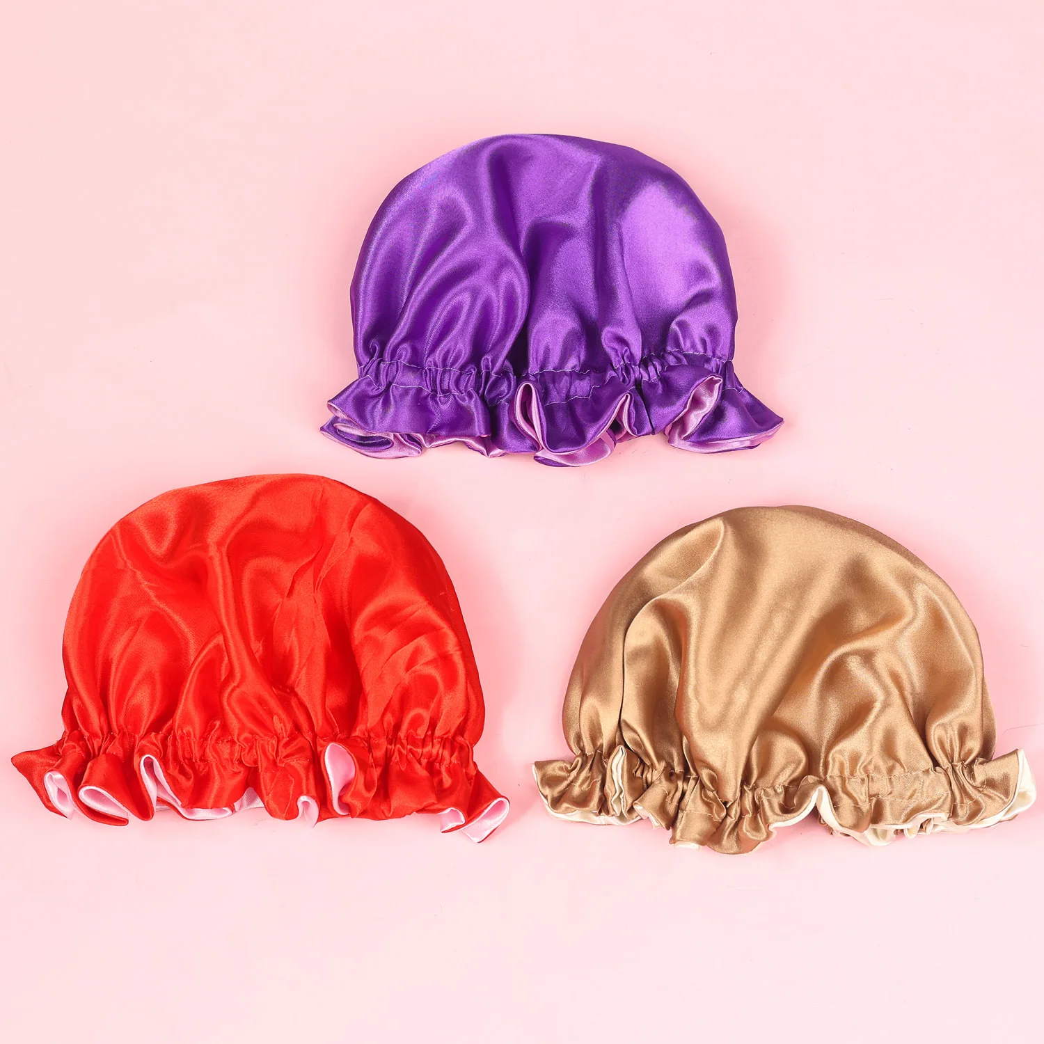 Child Girl Satin Silk Sleeping Cap for Children Baby Hair Bonnet for Sleeping Baby Silk Bonnet Double Layer Octopus Hair Cap S94d8edde8bd4445fba5a7cb08f32858eQ