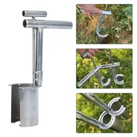 Plant And Fruit Tree Seedling Transplanter New Agricultural Tool Digging and Hole Stainless Steel Garden Artifact Soil Moving 1