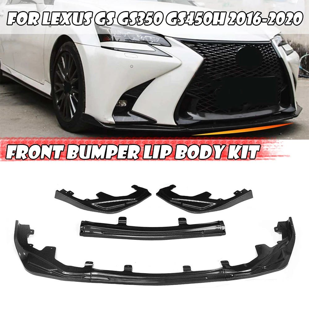 New Car Front Bumper Splitter Lip Spoiler Diffuser Guard Cover Trim